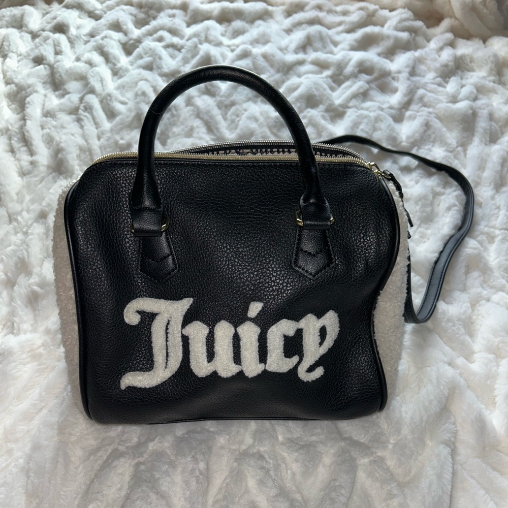 Juicy Couture Crossbody Faux Leather Sherpa Hand Bag
